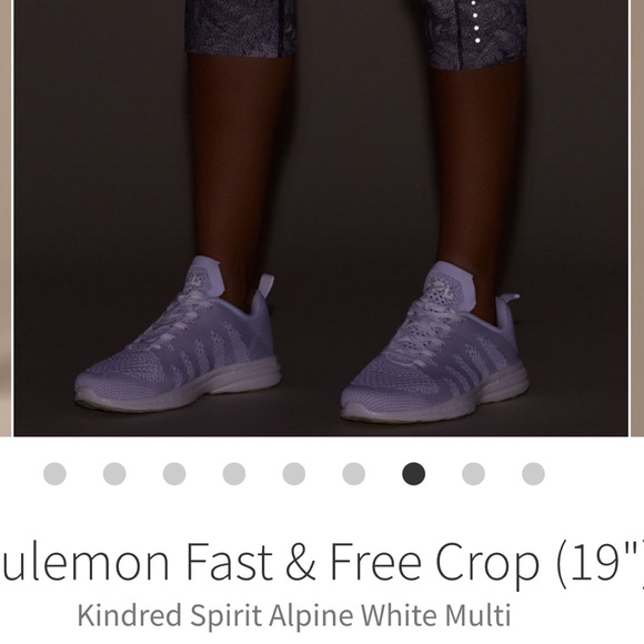 Lululemon Fast & Free Crop (19")
Kindred Spirit Alpine White Multi Size 6 - Picture 12 of 16